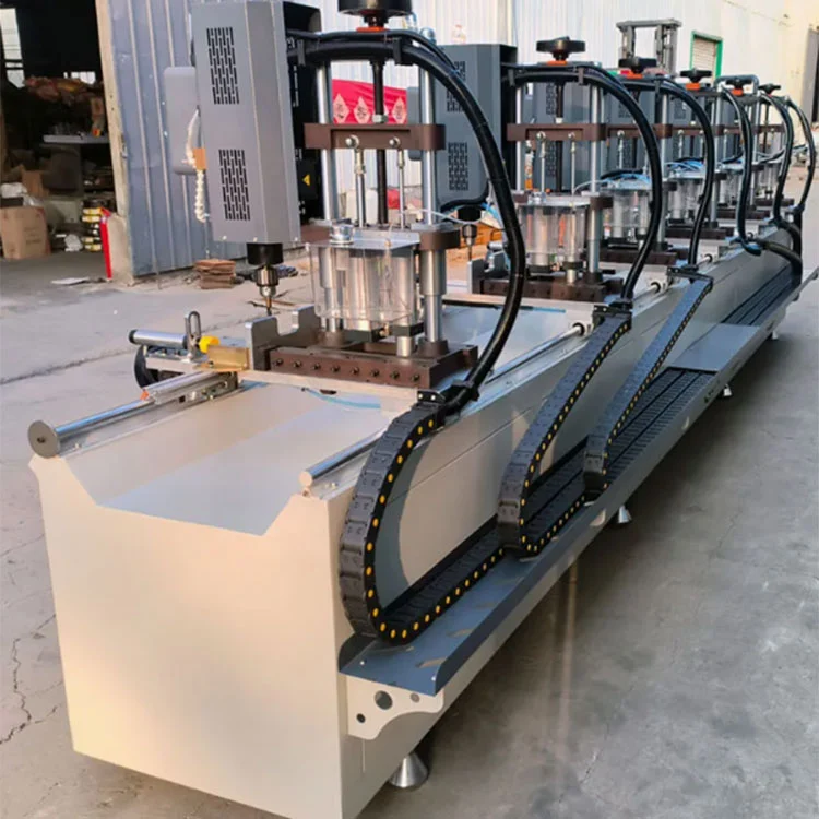 Mesin Pengeboran Dinding Tirai CNC 8-Spindel