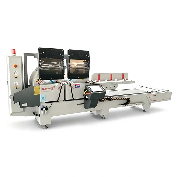 Gergaji Pemotong Kepala Ganda CNC untuk Pemotongan 45° dan 90°