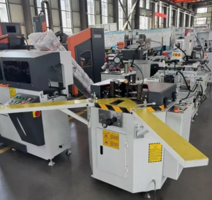 Mesin Crimping Sudut Profil Aluminium 140mm Tugas Berat
